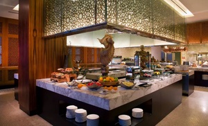 Lunch / Dinner Buffet with Soft Beverages Up to Four Adults or A Child Lunch / Dinner Buffet with Soft Beverages Up to Four Adults or A Child