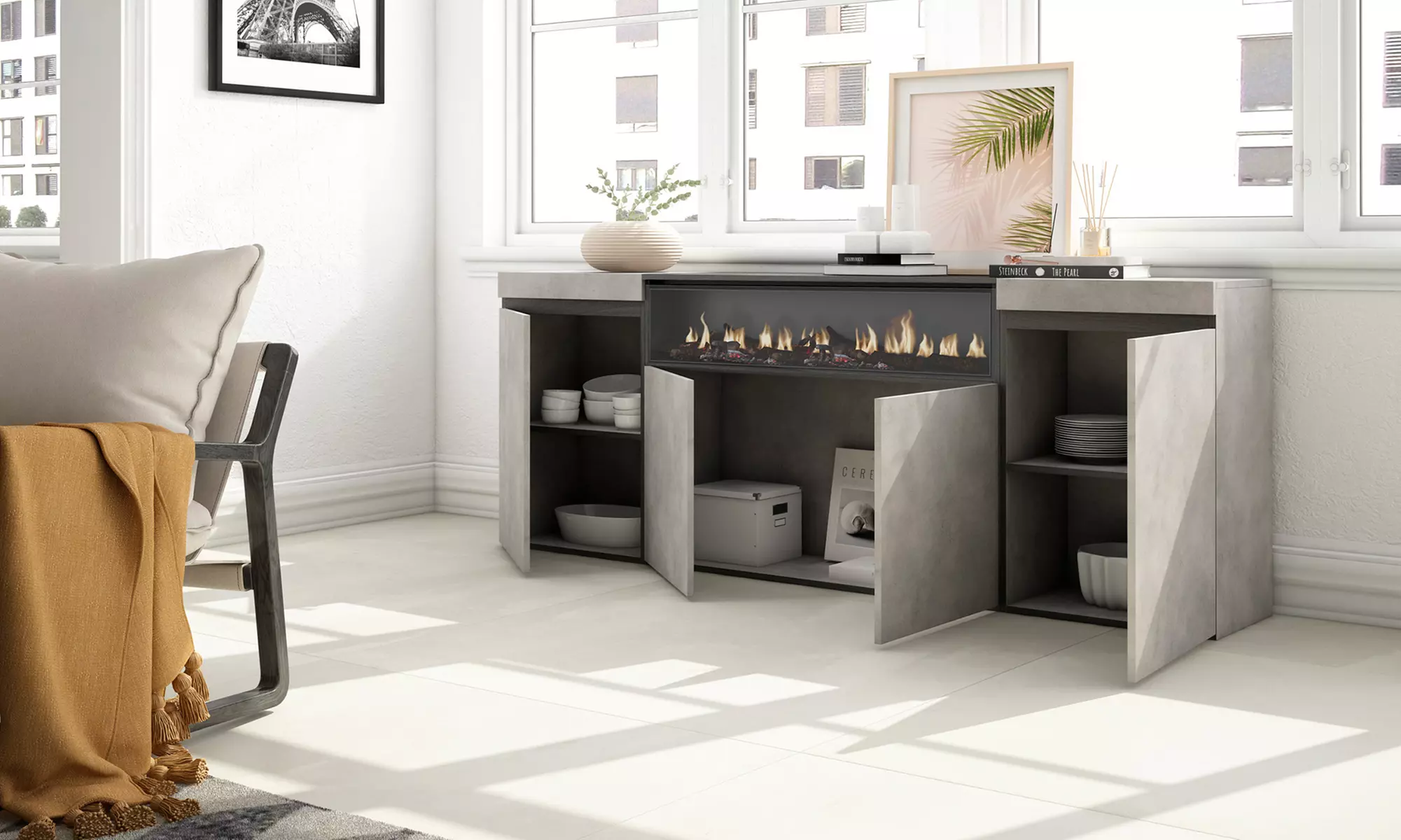 Sideboard mit großem Stauraum