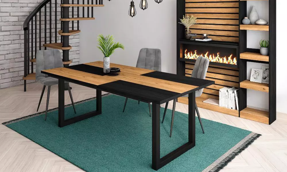 Table à manger Skraut Home de 167 x 90 cm pour 8 convives, coloris au choix, livraison offerte - Primary Image