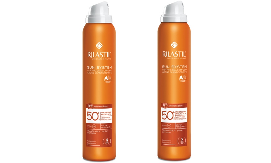 Image 4: Pack of Two Rilastil Sunscreens with Optional After-Sun Spray