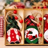 Image 2: Christmas Gift Cute Painted Wooden Ornament