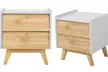 Mesita de noche con dos cajones con envío gratuito - Second Medium