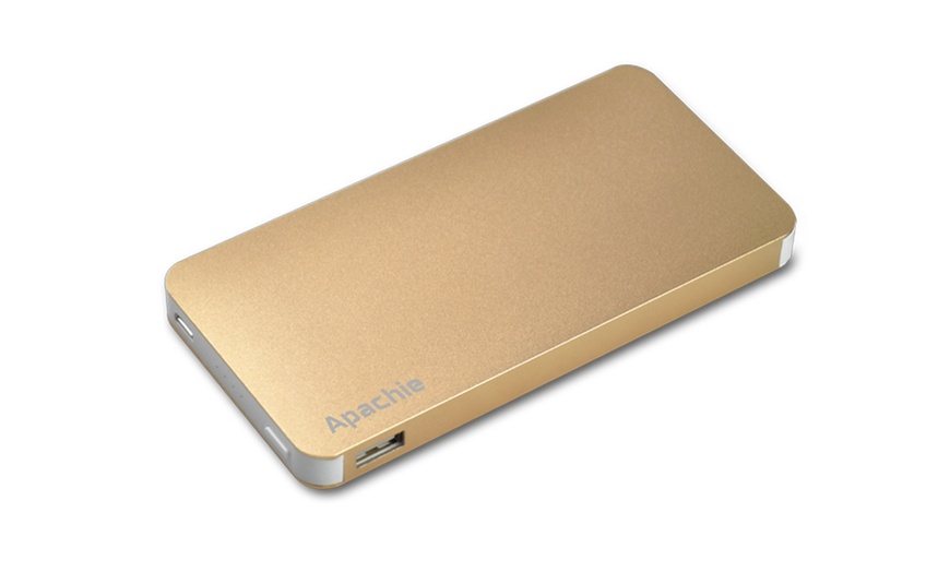 Image 8: Apachie 5200mAh Portable Dual Aluminium Power Bank