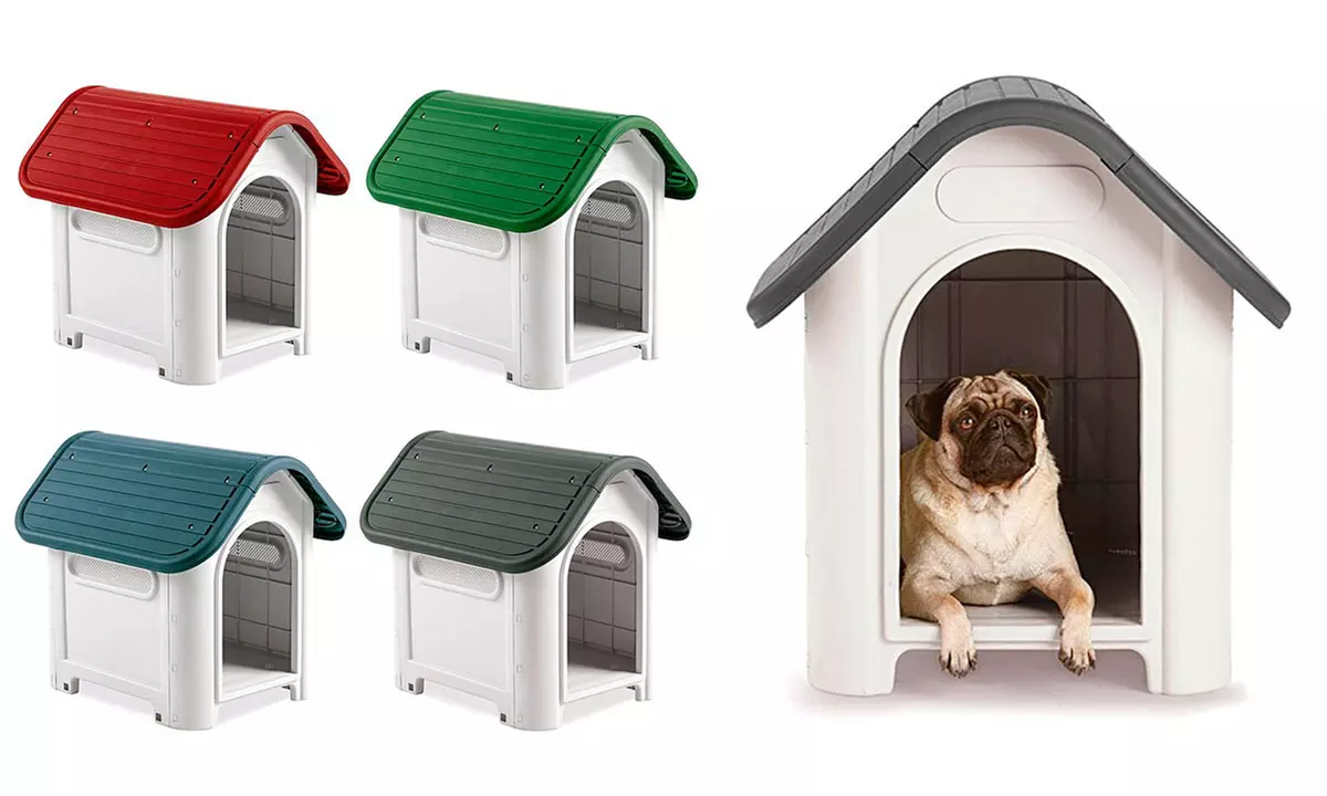 Niche chien Prolabzoo avec lucarnes et fentes d'aération - Primary Image