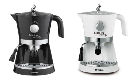 Moka aroma espresso Ariete disponibile in 2 colori