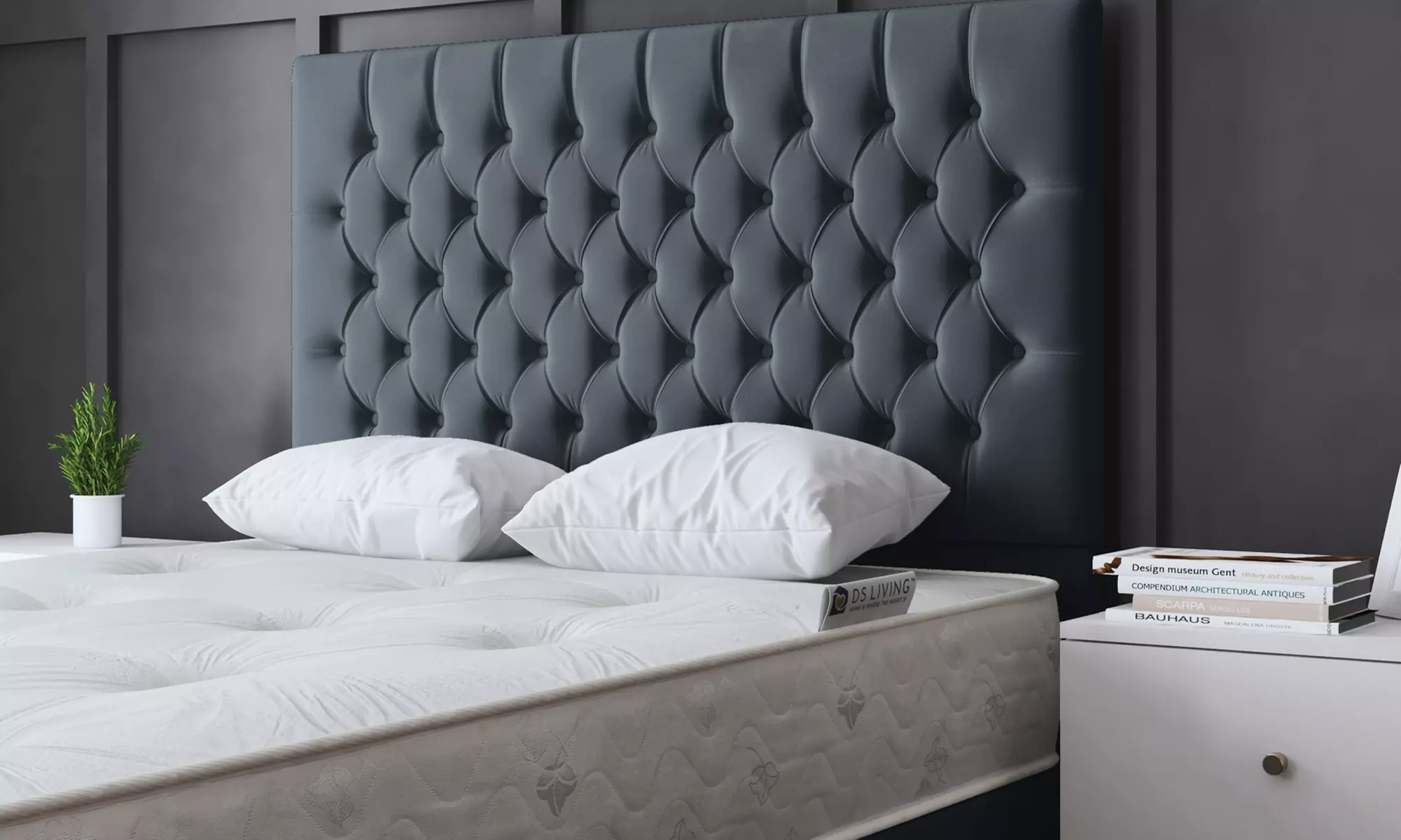 Seraphine Chesterfield Divan Bed with Four Drawers