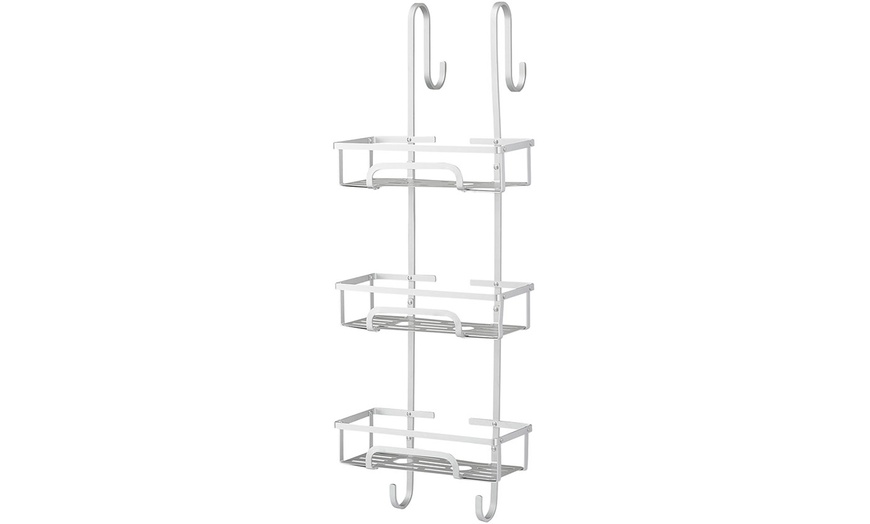 Image 2: Three-Tier Hanging Shower Caddy