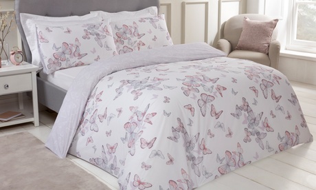 Parure copripiumino Butterflies, disponibile in 4 misure