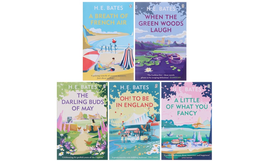Image 3: Penguin The Larkin Family Series 5 Book Set Collection by H. E. Bates 