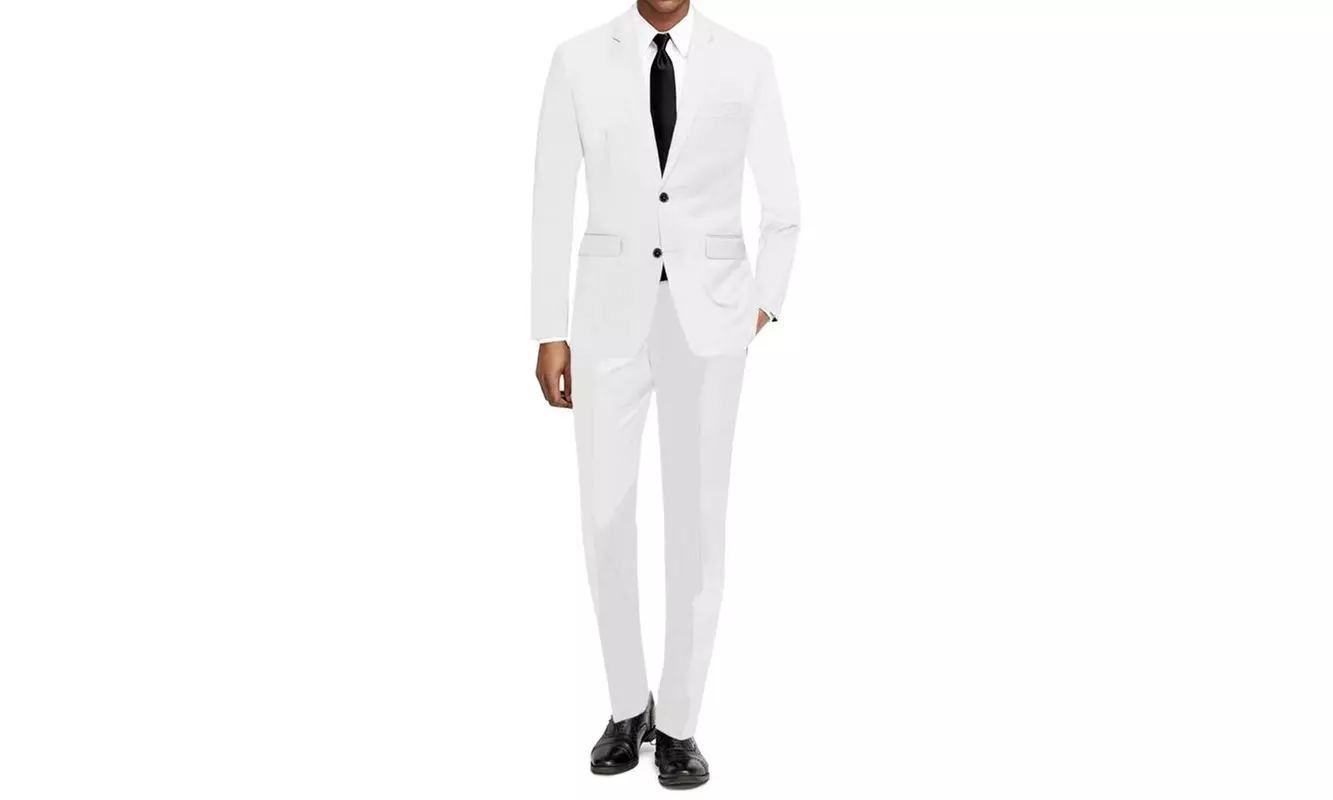 Braveman Men's Slim-Fit Suit (2-Piece) - Second Medium