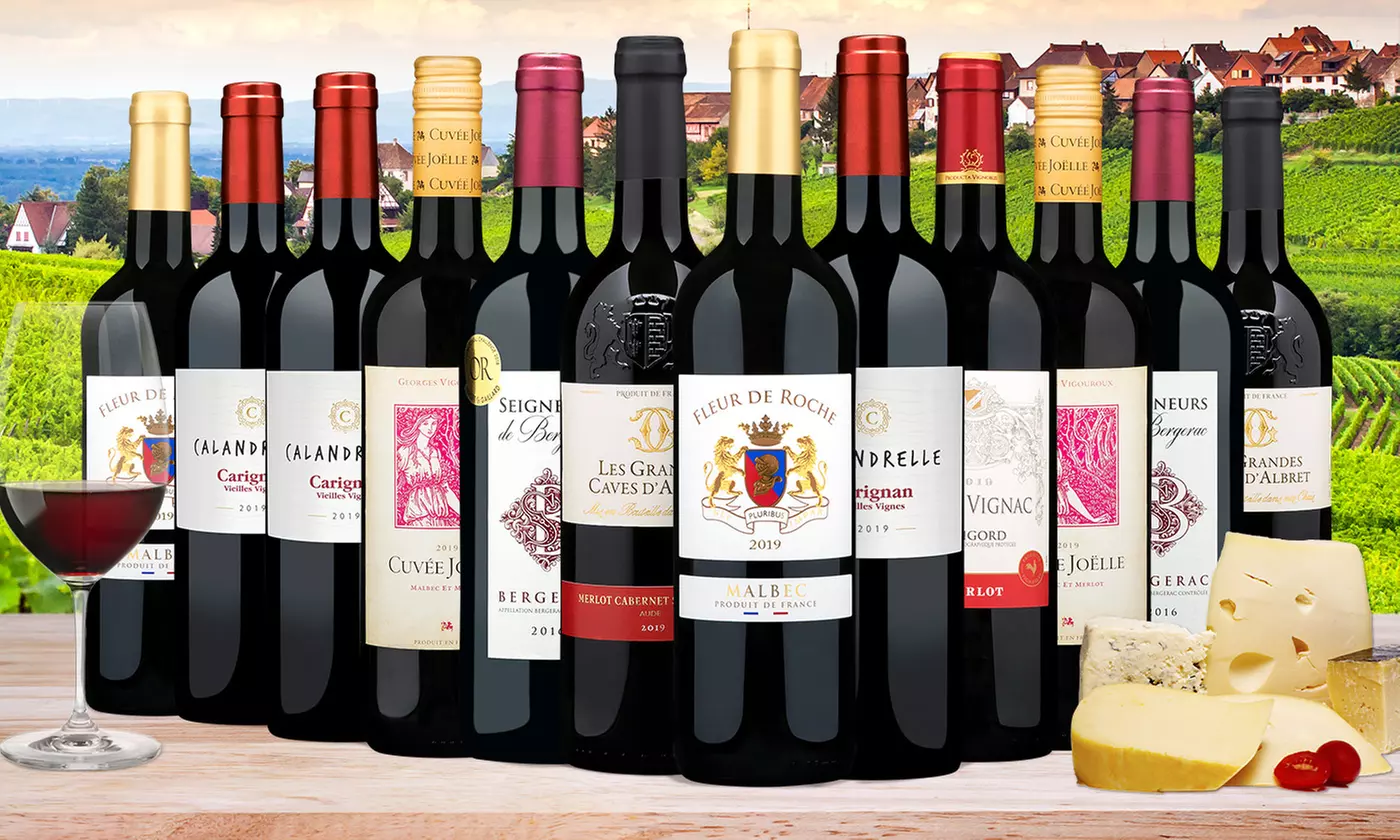 12- or 15-Pack of Magnifique French Reds from Wine Insiders (70% Off) - Primary Image