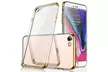 Coque en TPU galvanisé pour iPhone 6 à iPhone Xs, avec 2 protections d'écran en verre trempé - Second Medium