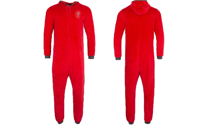 Image 3: Kid's Football Fleece Onesies