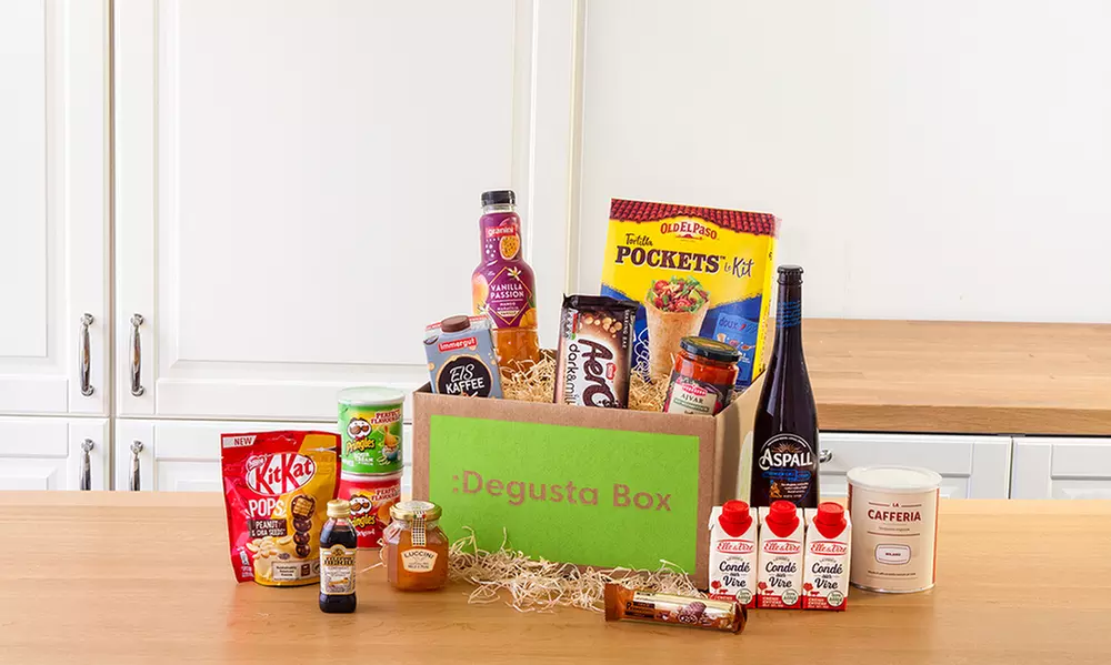 Degusta Überraschungsbox mit 10-15 ausgewählten Marken-Lebensmitteln inkl. Versand (50% sparen*) - Second Medium