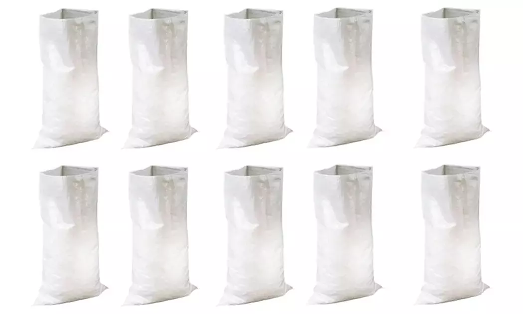 5er- oder 10er-Pack gewebte Polypropylen-Säcke 70 L