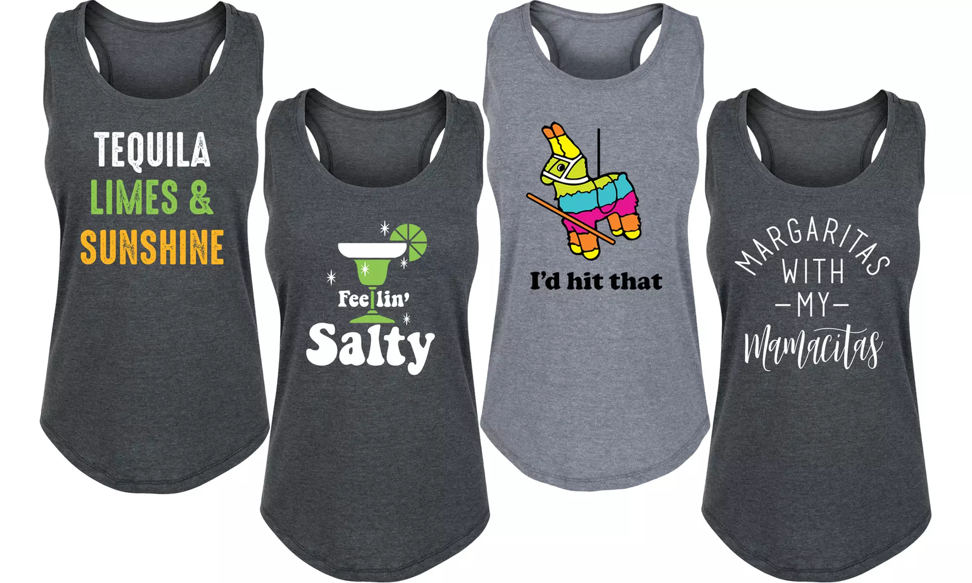 Women's Tequila, Margaritas & Shenanigans Tanks. Plus Sizes Available. - Primary Image