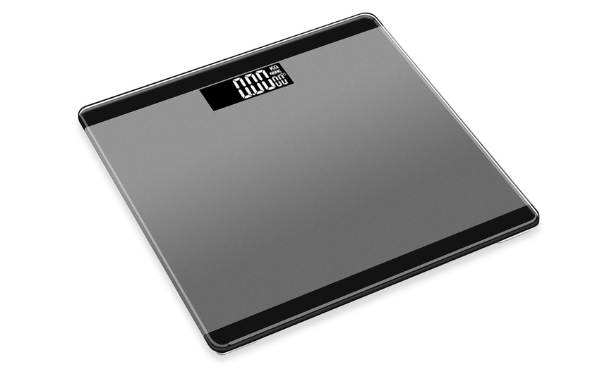 Image 2: Three-in-One Metallic Digital Body Scale