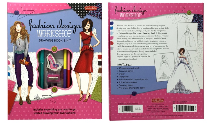 Up To 40% Off on Fashion Design Drawing Kit | Groupon Goods