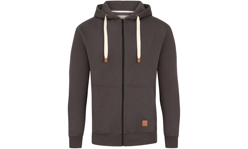 Image 6: Blu Apparel Men's Jenson Full Zip Hoodie