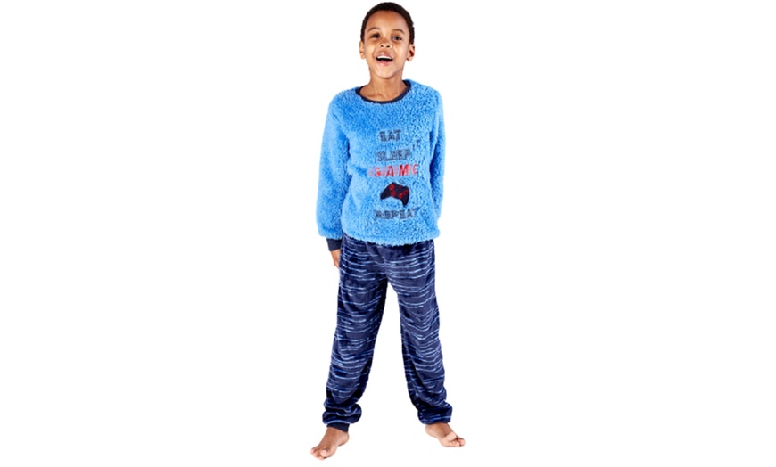 Image 1: Boys Gaming Fleece Nightwear