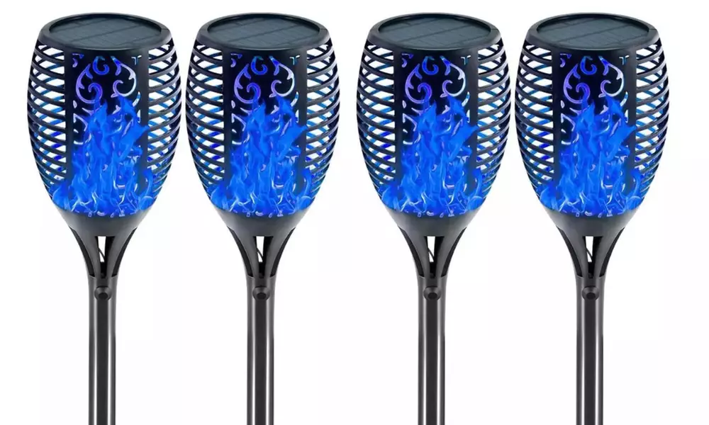 1, 2 ou 4 lampes torches solaires