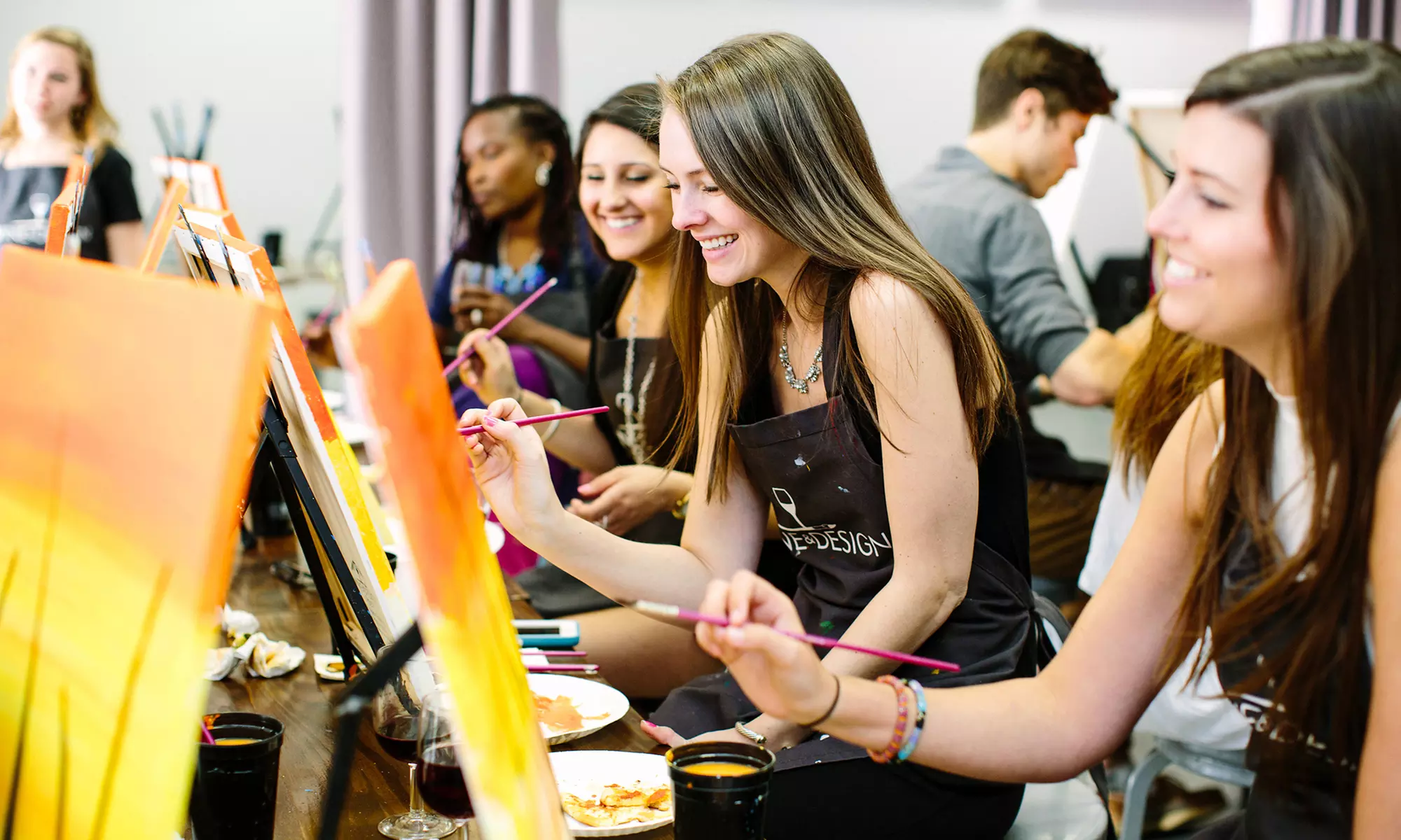 $26 for One BYOB Paint and Sip Class at Wine & Design - Scottsdale ($45 Value) - Primary Image