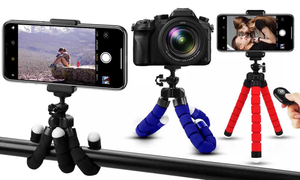 1, 2 ou 3 trépieds pour smartphone avec Bluetooth - Primary Image