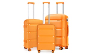 One or Three Kono Bright Hardshell PP Suitcases