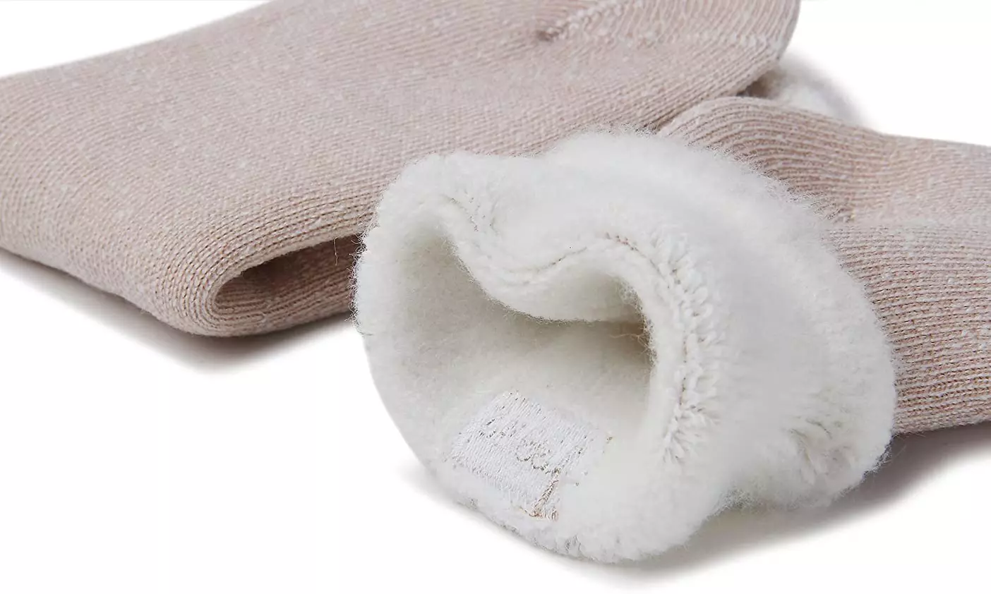 Chaussettes douces avec doublure en polaire
