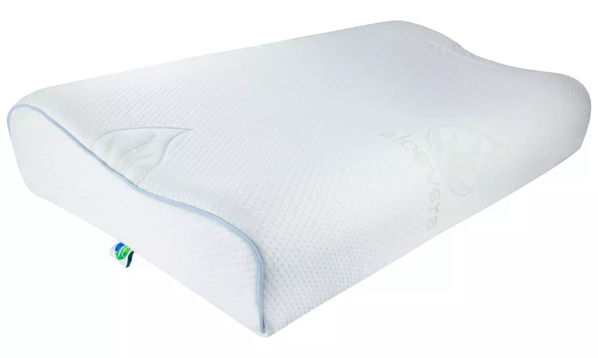PharMeDoc Contoured Memory Foam Pillow with Cooling Gel - Second Medium