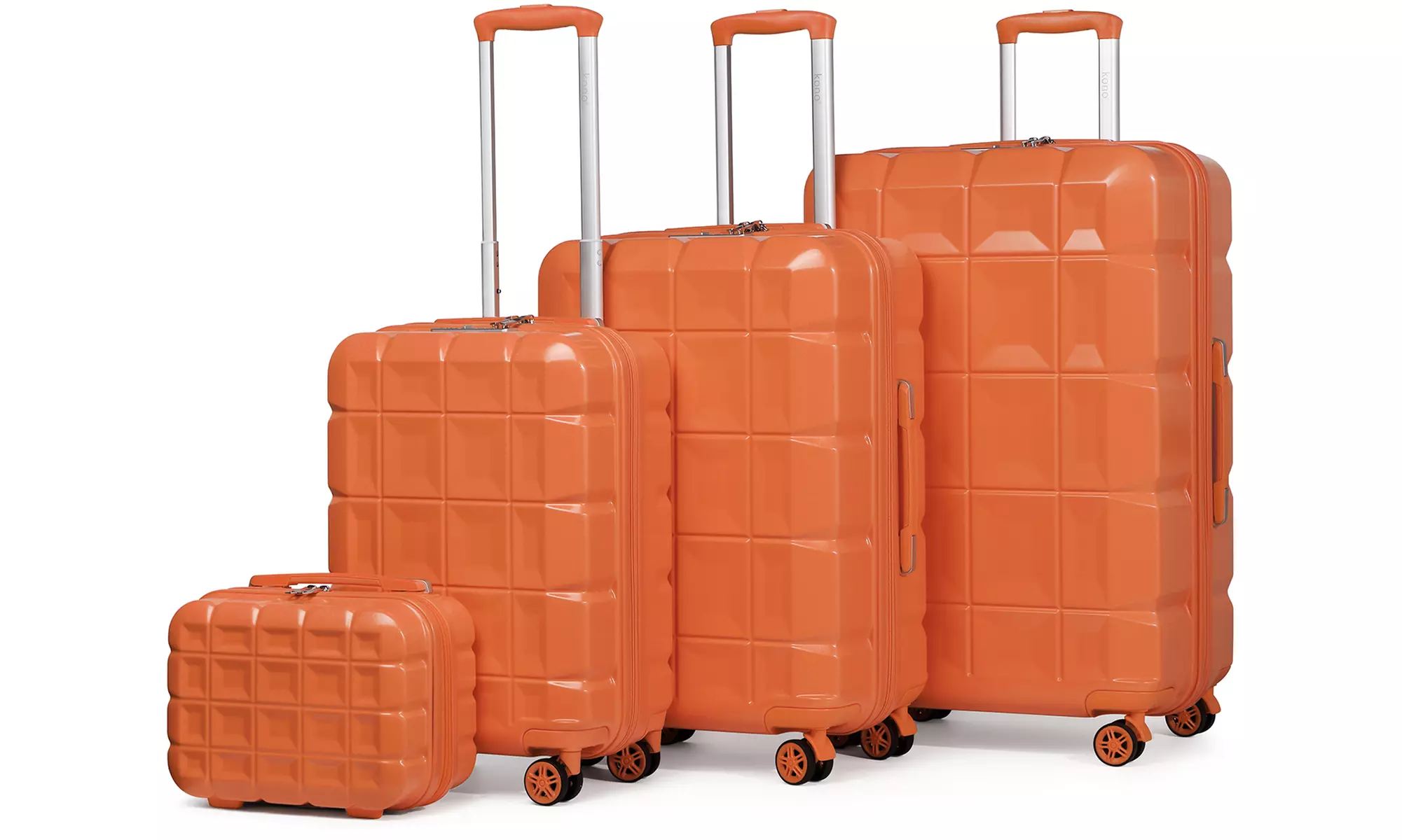 Valise ABS anti-rayures, poignée télescopique et serrure TSA