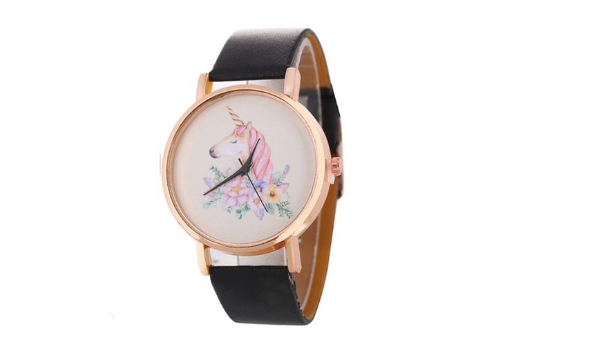 Image 2: Women's Unicorn Watch