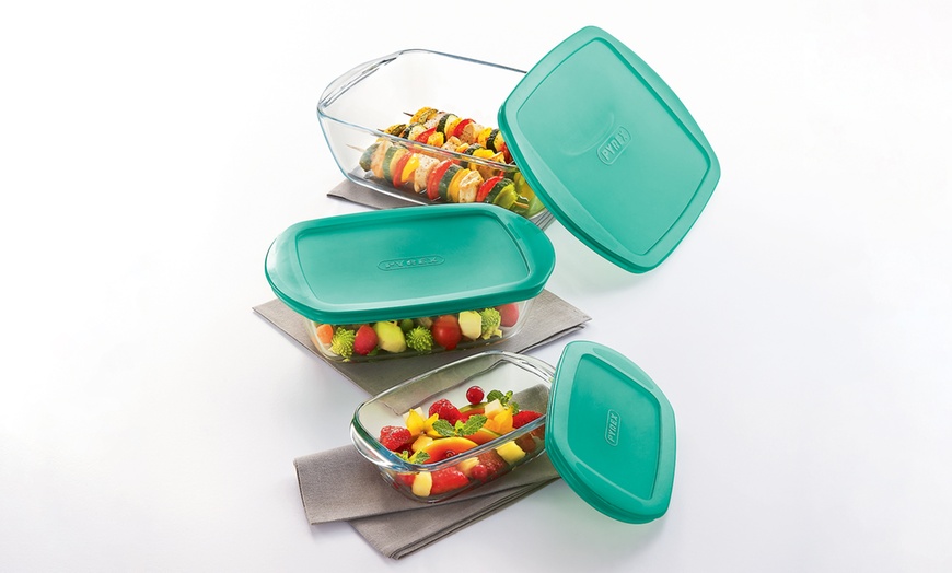 Image 6: Pyrex Glass Storage Set