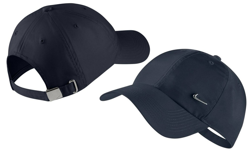 Image 3: Nike Heritage 86 Metal Swoosh Cap