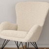 Image 1: Rocking Chair with Detachable Cushion