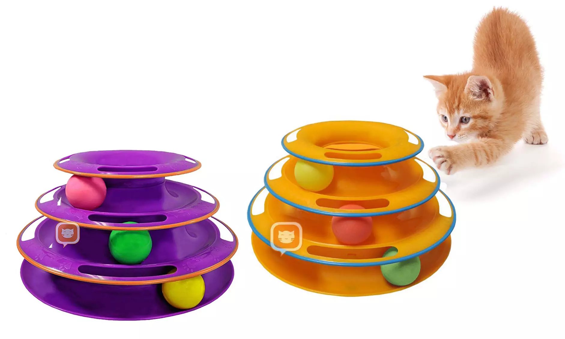 Titan's Tower Interactive Ball Toy for Cats - Primary Image