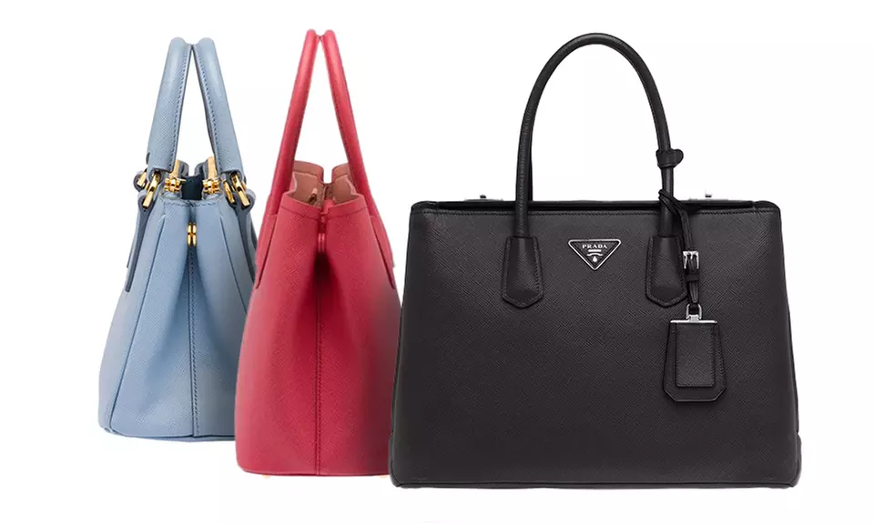 Prada Saffiano Leather Tote Bags - Primary Image