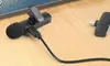 Cordless Lavalier Lapel Omnidirectional Condenser Recording Microphone for Phone