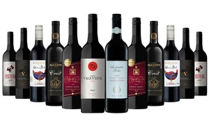 12-Bottle Ultimate Taster Premium Red Wine Mixed Case