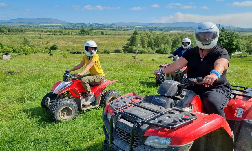 Image 1: Experience the ultimate quad biking adventure at Easterhill Farm 
