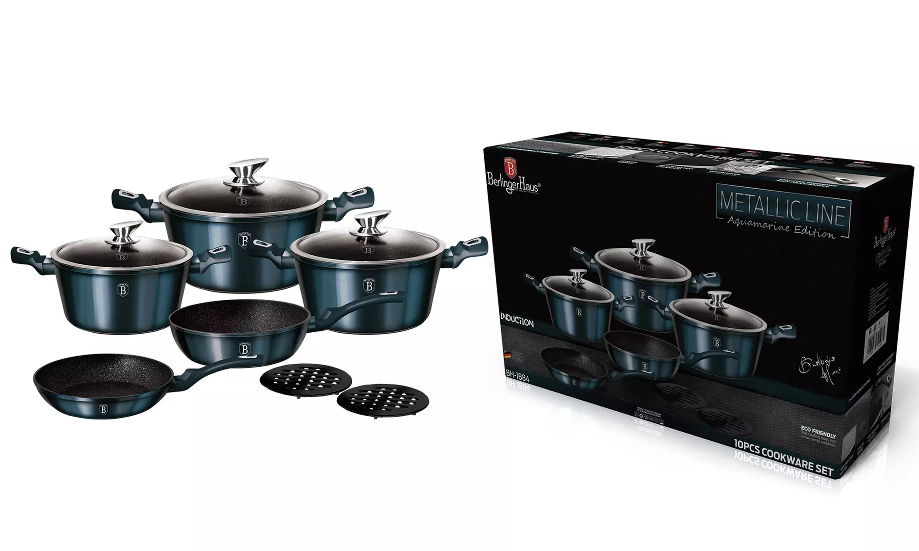 Batterie de cuisine Berlinger Haus 10 pièces - Second Medium