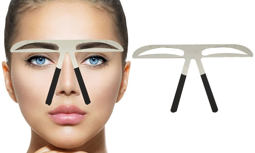 Image 1: Eyebrow Stencil Ruler