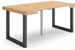Table console extensible avec pieds en bois massif, modèle et coloris au choix, livraison offerte - Second Medium