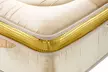 Matelas "Emporium Palace" 34 cm à mémoire de forme et latex, surmatelas relié, Sampur, livraison offerte - Second Medium