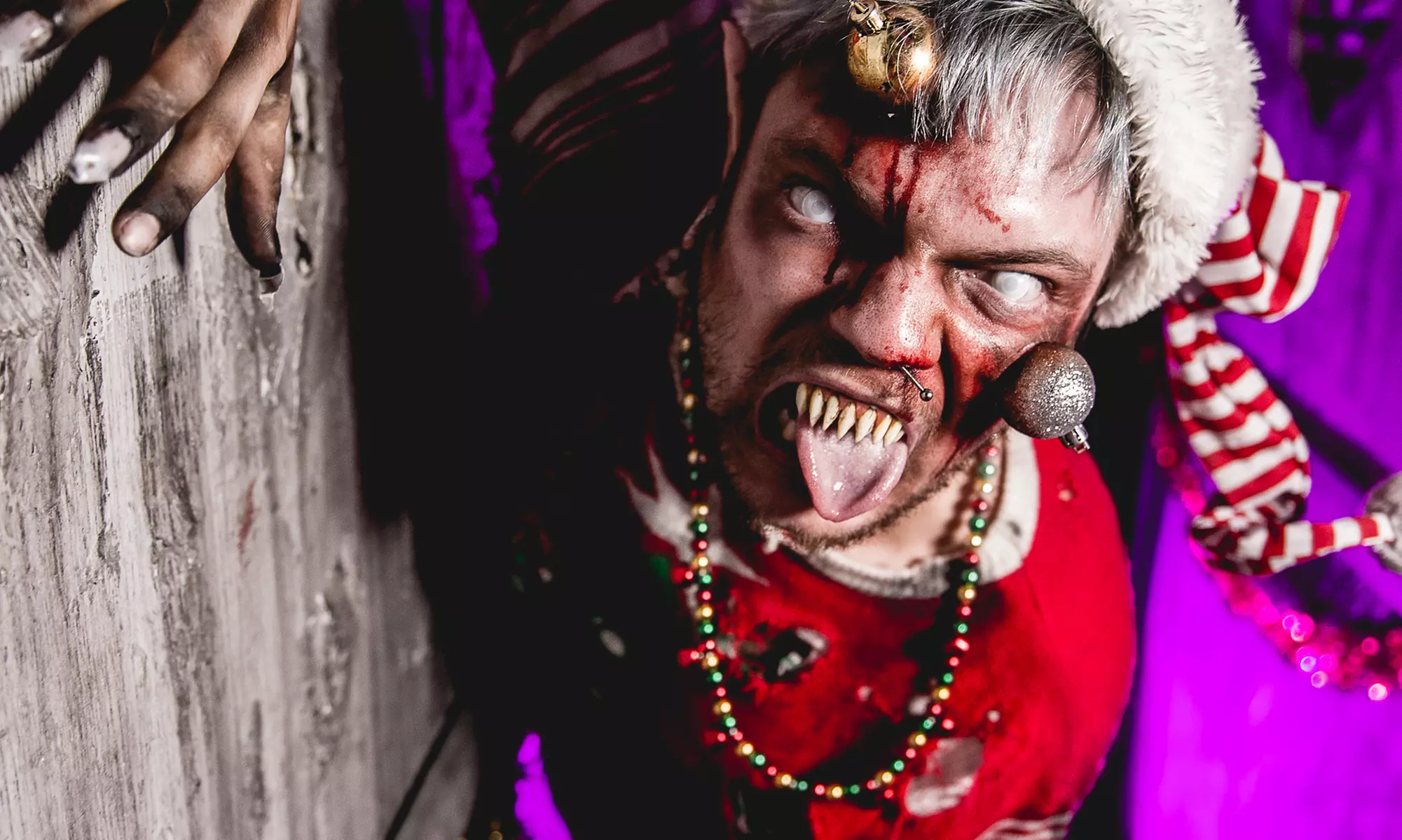 Admission Tickets for Interactive Christmas Fear Event at Midnight Terror Haunted House (Up to 29% Off)