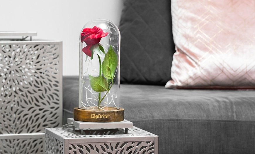 Image 3: Rose Petal LED Lamp