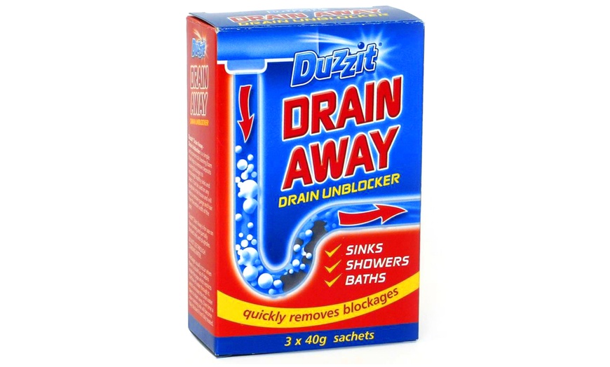 Image 1: Duzzit Drain Away Drain Unblocker