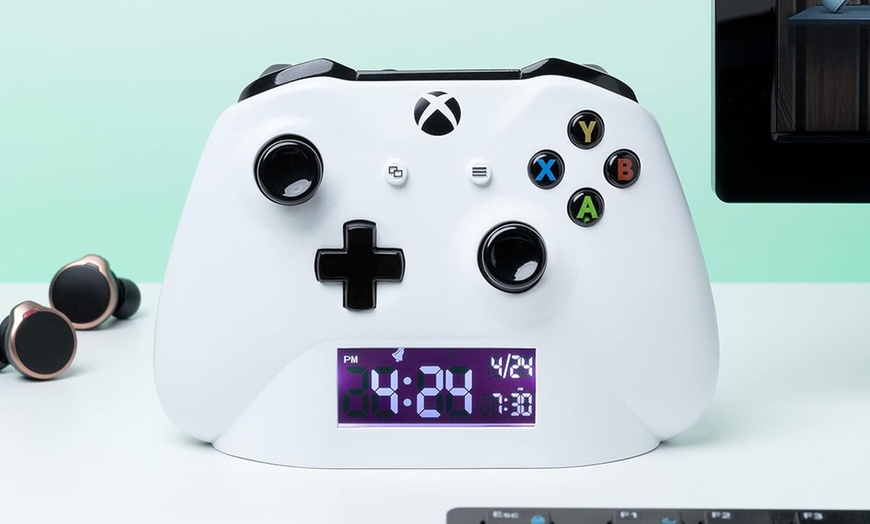 Image 1: One-, Two- or Three-Pack of Xbox Alarm Clocks
