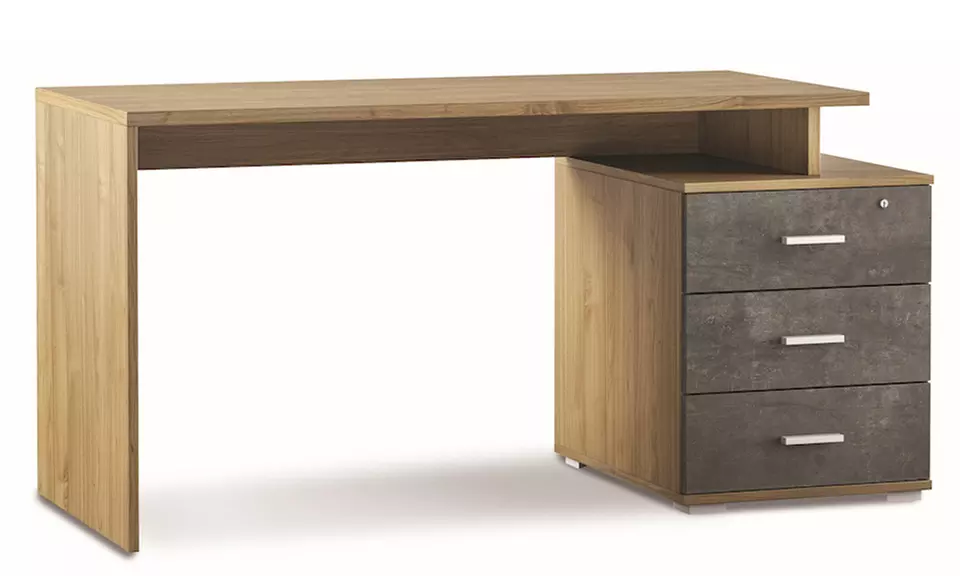 Scrivania da ufficio con cassetti Made in Italy