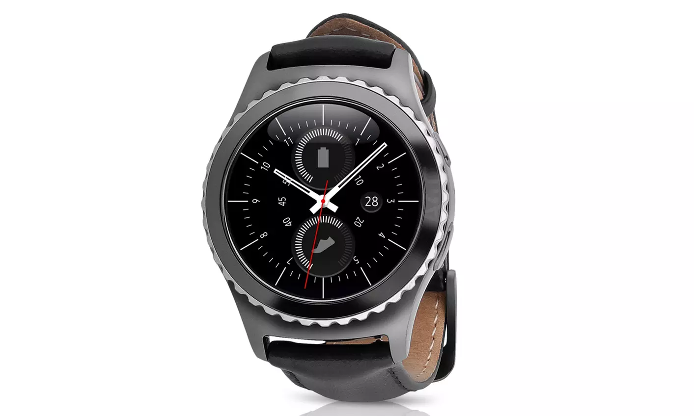 Samsung Gear S2 T-Mobile 4G SM-R735T Leather Smartwatch (Refurbished) - Primary Image